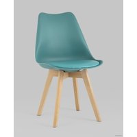 Стул Stool Group Frankfurt New Y863 (серо-зеленый/деревянные ножки)