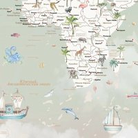 Фотообои Citydecor Детская Карта мира 351 546x265 в Витебске