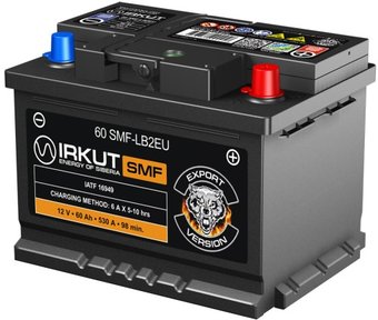 Автомобильный аккумулятор Иркут 60 SMF-LB2EU (60 А·ч)