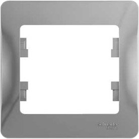Рамка Schneider Electric Glossa GSL000301 (алюминий)
