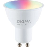 Светодиодная лампочка Digma DiLight L1 GU10 5Вт 2700-6500 К