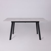 Кухонный стол Lepremo AV 1209/1 МДФ раздвижной 1200-1600x800 (Ароза светлая/черный)