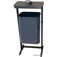 Уличная урна ТитанМетаБел ТМБ-50 с пепельницей (серый)