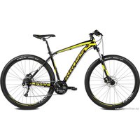 Велосипед Kross Level B1 black/yellow/white glossy (2016)