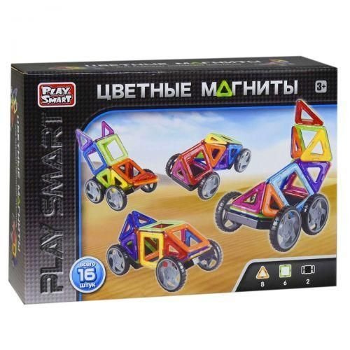 

Магнитный конструктор Play Smart Цветные магниты 2426