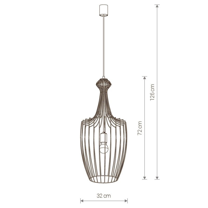 

Подвесная люстра Nowodvorski Luksor L 8847 (Black)