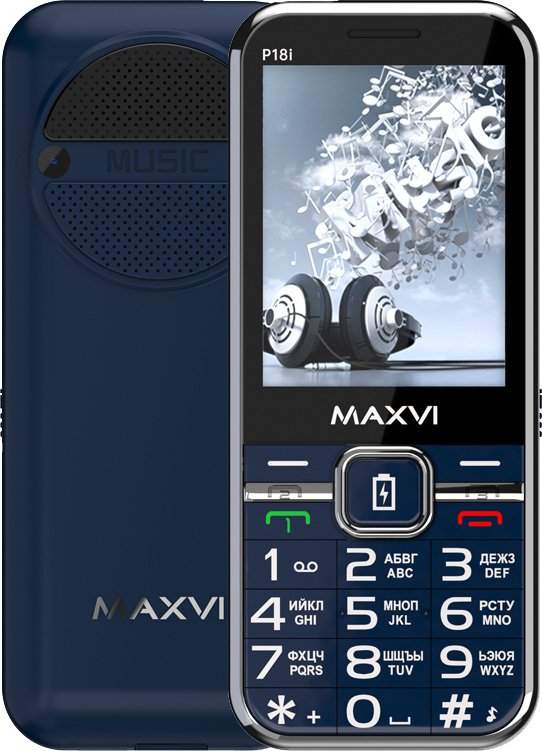 

Телефон Maxvi P18i (синий)