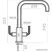 Смеситель ZorG SZR-0909D