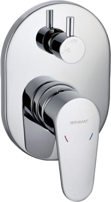 

Смеситель без скрытого механизма Bravat Eler FB848238CP-2-RUS