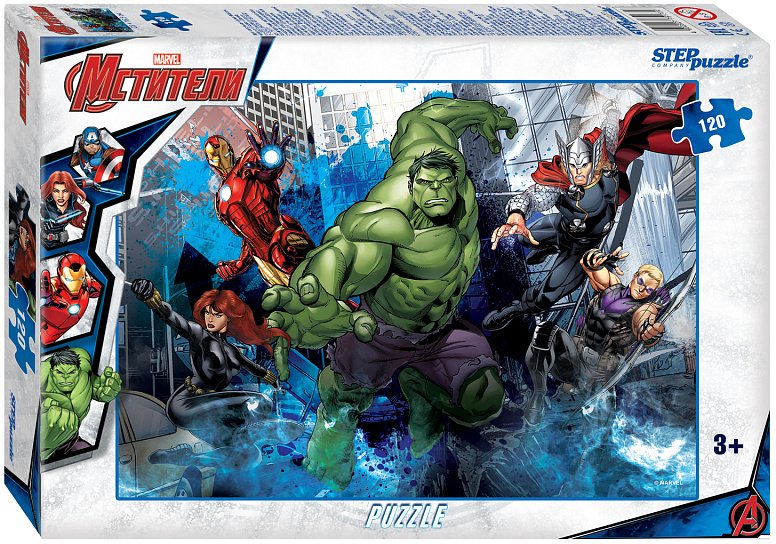

Пазл Step Puzzle Marvel new 75177 (120 эл)