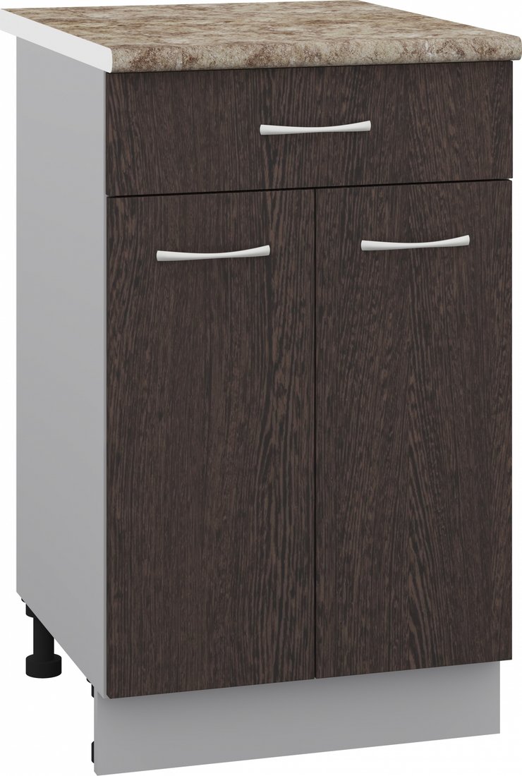 

Шкаф напольный Кортекс-мебель Корнелия Лира НШ50р1ш (венге/мадрид)