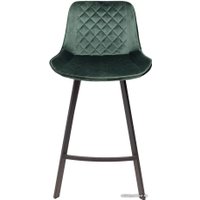 Стул AksHome Leros (темно-зеленый велюр HLR-57/черный)