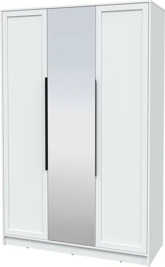 

Шкаф распашной Интерлиния Концепт Тренд КТ-Ш3(з) (белый платинум/белый)