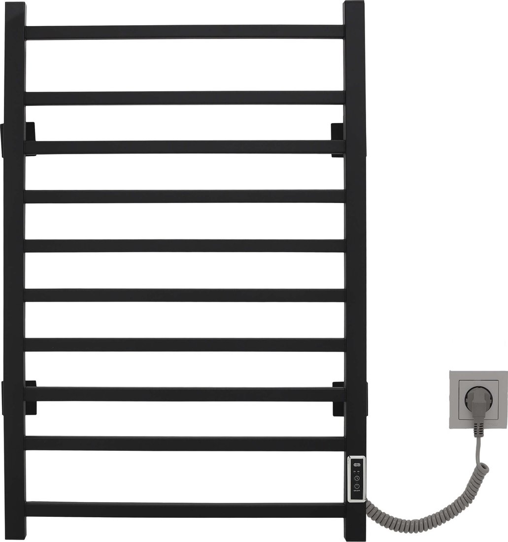 

Полотенцесушитель Gloss & Reiter Pro-gress тип.Э2 Л.50x80.P10 Муар Black (П) Таймер