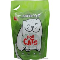 Наполнитель для туалета For Cats Green Tea 4 л