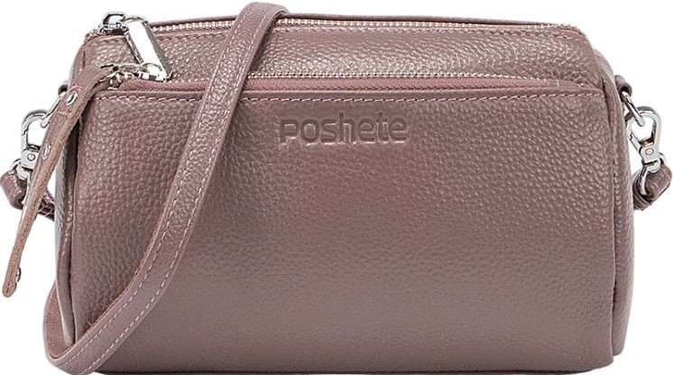 

Женская сумка Poshete 886-88083-DPK (темно-розовый)