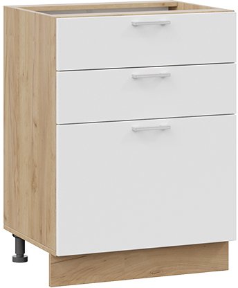 

Шкаф напольный Трия Габриэлла 1Н6Я3 (дуб крафт золотой/сноу)