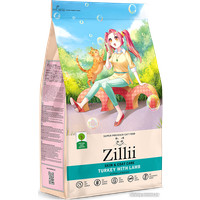 Сухой корм для кошек Zillii Skin & Coat индейка с ягненком 10 кг