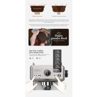 Рожковая кофеварка Hibrew H10A (серебристый) в Мозыре