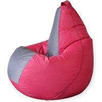Кресло-мешок Mio Tesoro Груша Kombo XXL GF-130x85-FS (фуксия/серый)