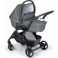 Универсальная коляска CAM Tris Fluido Easy (3 в 1, белый медвежонок, антрацит-черный)