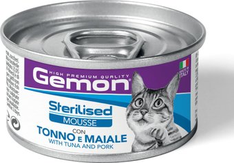 Пресервы Gemon Mousse Sterilised ric tuna and pork 85 г