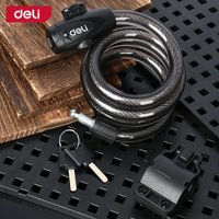 Тросовый велосипедный замок Deli DL508062