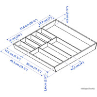 Лоток для столовых приборов Ikea Уппдатера 604.863.72