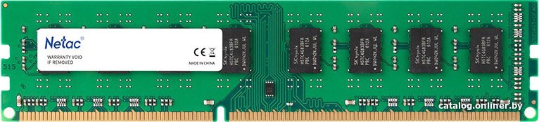 Оперативная память Netac Basic 8GB DDR3 PC3-12800 NTBSD3P16SP-08