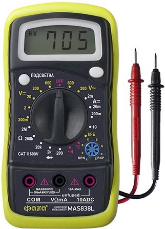 

Мультиметр Фаza MAS838L
