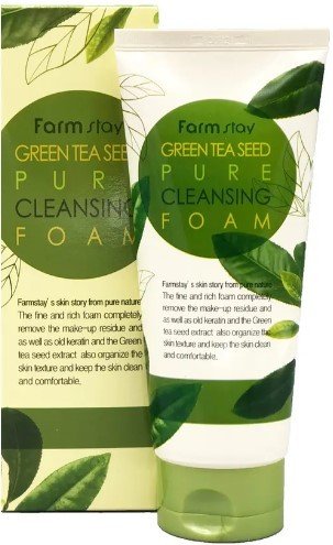 

FarmStay Пенка для умывания Pure Cleansing Foam Green Tea Seed (180 мл)