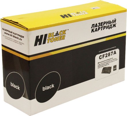 

Картридж Hi-Black HB-CF287A с чипом (аналог HP 87A CF287A)