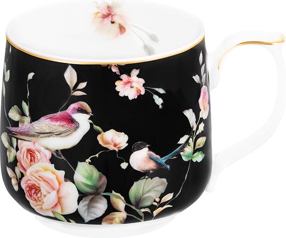 

Кружка Elan Gallery Певчие птички на черном 730858