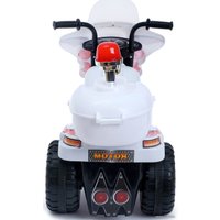 Электротрицикл Sima-Land Мотоцикл шерифа (белый)