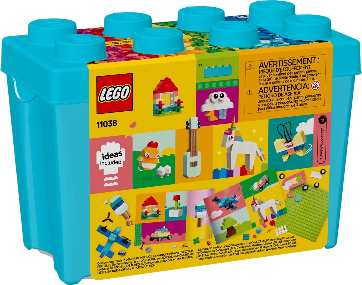 

Конструктор LEGO Classic 11038 Яркая креативная коробка с кубиками