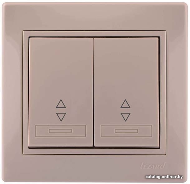 Выключатель проходной Lezard Mira 701-0303-106 (кремовый)