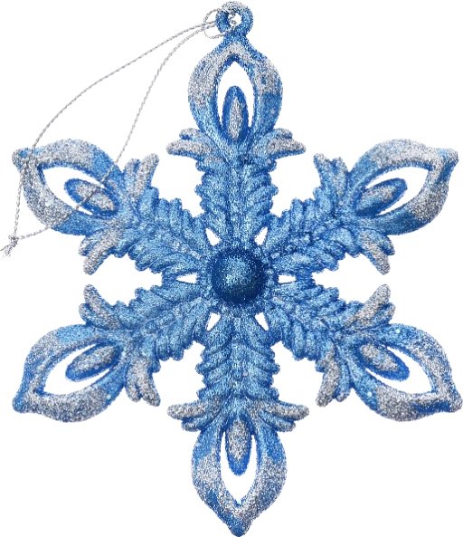 

Елочная игрушка Erich Krause Decor Снежинка рождественская 43666