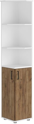 Угловое окончание Премиум ПР-7 Модуль 3 (белый/дуб крафт табачный)