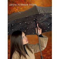 Зонт-трость Wahoo Небо внутри YF7396 (black)