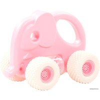 Погремушка Полесье Беби Грипкар Слоник 90256 (розовый)