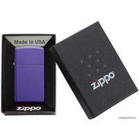 Зажигалка Zippo Slim Purple Matte 1637