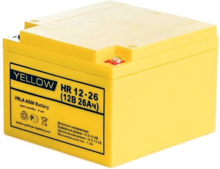 

Аккумулятор для ИБП Yellow HR 12-26