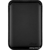 Чехол для телефона uBear Leather Shell для iPhone 12+ (черный)