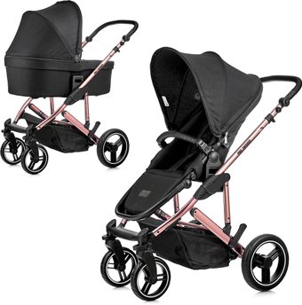 Коляска прогулочная «книга» ABC Design Catania 4 2023 (2 в 1, rose gold)