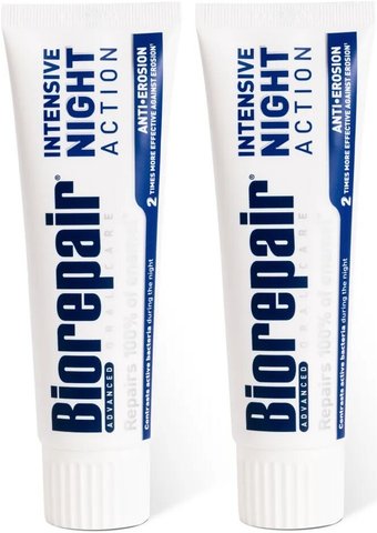 Зубная паста Biorepair Intensive Night Anti-erosion 75 мл 2 шт