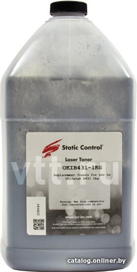 Тонер Static Control для Oki BB431/MB491 1 кг