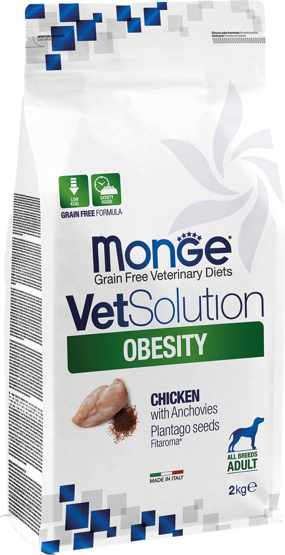 

Сухой корм для собак Monge VetSolution Dog Obesity 2 кг