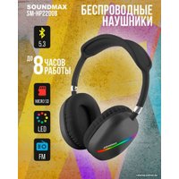 Наушники Soundmax SM-HP2200B (серый)