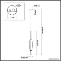 Подвесная люстра Odeon Light Spindle 4792/12L