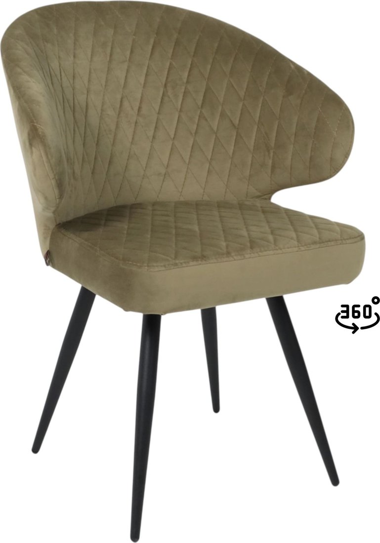 

Стул Мамадома Rob-R1 360 (d12 Olive Lux/черный)